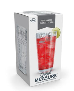 Good Measure Recipe Glass - Vodka