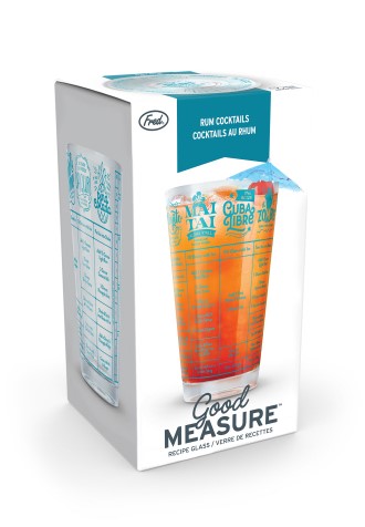 Good Measure Recipe Glass - Rum