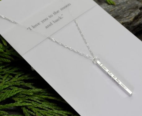 Live In The Sunshine Quote Necklace - Elements Gallery