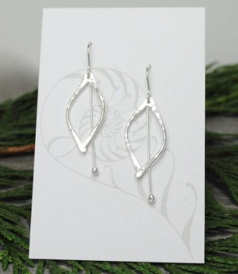 Leaf with Dancing Stick Earrings - Elements Gallery