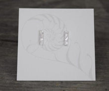 Load image into Gallery viewer, Tiny Bar Stud Earrings - Elements Gallery