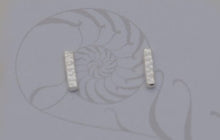 Load image into Gallery viewer, Tiny Bar Stud Earrings - Elements Gallery