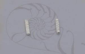 Tiny Bar Stud Earrings - Elements Gallery