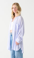 Load image into Gallery viewer, Oversized Shirt - Blue/Pink Stripe - Dex
