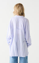 Load image into Gallery viewer, Oversized Shirt - Blue/Pink Stripe - Dex