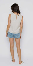 Load image into Gallery viewer, Keri Sleeveless Woven Shell - Sand