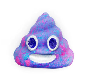 Rainbow Poop Emoji Bath Bomb