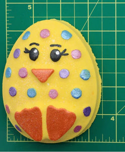 Easter Polkadot Chick Egg Bath Bomb