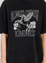 Load image into Gallery viewer, Always Choose Kindness Oversized Boxy Tee - Brunette The Label
