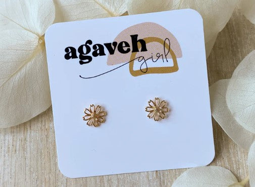 Scarlet Studs - Agaveh Girl