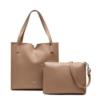 Load image into Gallery viewer, Alicia Tote II - Latte Pebbled