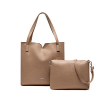 Load image into Gallery viewer, Alicia Tote II - Latte Pebbled