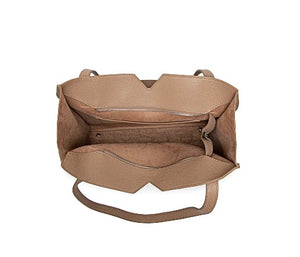 Alicia Tote II - Latte Pebbled