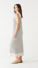 Load image into Gallery viewer, Long Stripe Dress - Black Tape