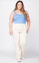 Load image into Gallery viewer, High Waisted Wide Leg Cargo Pant - Dex Plus