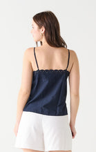 Load image into Gallery viewer, Eyelet Tank - Black Tape