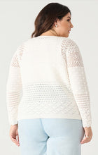 Load image into Gallery viewer, Pointelle Knit Cardigan - Dex Plus