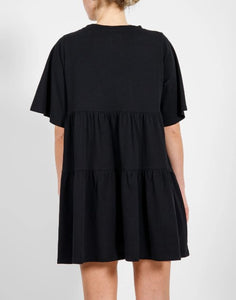 Tiered T-shirt Dress - Brunette the Label