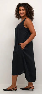 KCmille Sleeveless Dress - Black Deep - Kaffe Curve