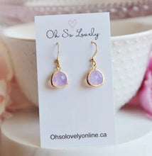 Load image into Gallery viewer, Layla Violet Opal Dangle Earrings - Oh So Lovely