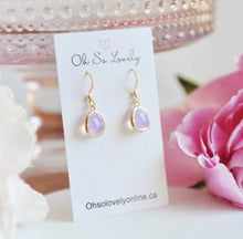 Load image into Gallery viewer, Layla Violet Opal Dangle Earrings - Oh So Lovely