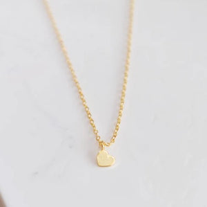Addi Dangle Heart Necklace - Oh So Lovely
