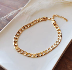 Chunky Flat Link Necklace