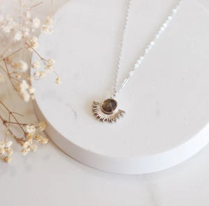 Loxley Labradorite Sun Necklace - Oh So Lovely