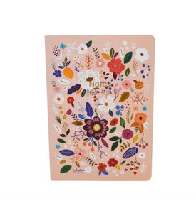 Soft Cover Floral Notebook