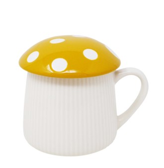 Ocher Mushroom Mug