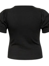 Load image into Gallery viewer, KCcarina T-Shirt - Black - Kaffe Curve