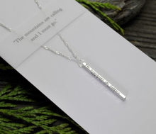 Load image into Gallery viewer, &#39;The mountains are calling and I must go…&#39; Necklace - Elements Gallery