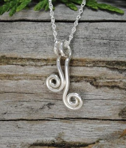 Spiral Emerging Fern Necklace - Elements Gallery