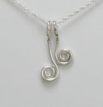 Load image into Gallery viewer, Spiral Emerging Fern Necklace - Elements Gallery