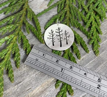 Load image into Gallery viewer, Tall Tree Pendant Round Necklace - Elements Gallery