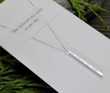 Load image into Gallery viewer, &#39;She believed she could, so she did.&#39; Necklace - Elements Gallery