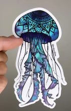 Load image into Gallery viewer, West Coast Karma Watercolour Jellyfish Vinyl Sticker