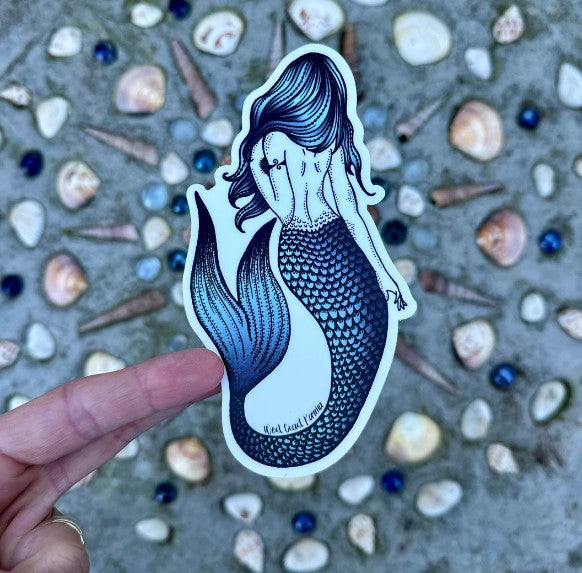 West Coast Karma Mermaid Colour Vinyl Sticker