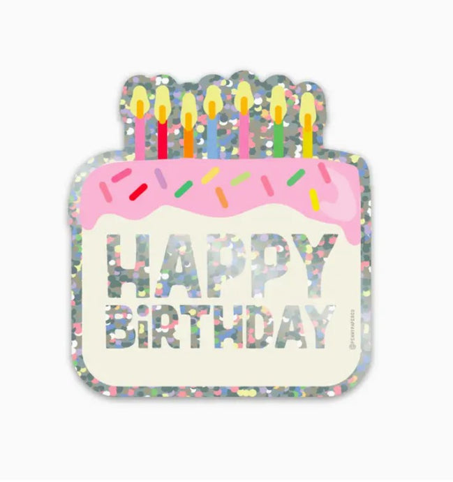 Vinyl Sticker - Happy Birthday