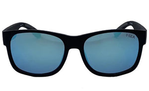 I-Sea Seven Seas Polarized Sunglasses - Black/Ice Blue Mirror