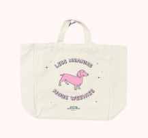 Load image into Gallery viewer, Less Meanies, More Weenies Organic Canvas Tote