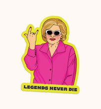 Load image into Gallery viewer, Legends Never Die Sticker