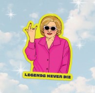 Legends Never Die Sticker