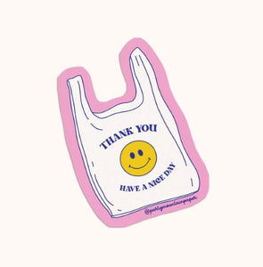 Thank You Bag Sticker