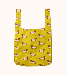 Weiner Dog Foldable Nylon Tote