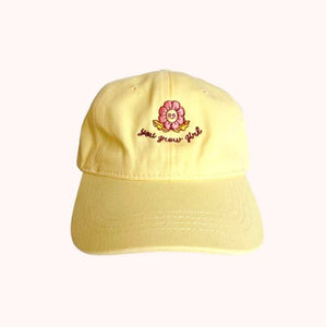 You Grow Girl Baseball Dad Hat