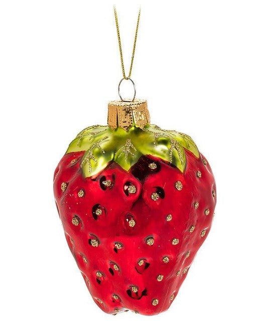 Single Strawberry Ornament