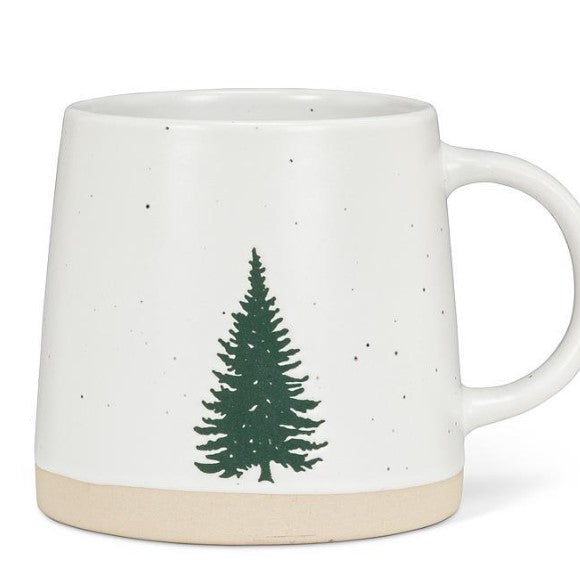 Wide Base Mug with Single Tree