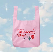 Load image into Gallery viewer, Have A Wonderful Day Foldable Nylon Tote