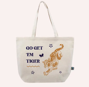 Go Tiger Organic Canvas Tote